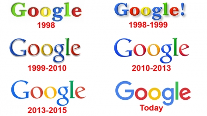 Google sucks every old Google logo design between 1998-2015