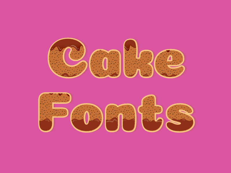 Cake Fonts