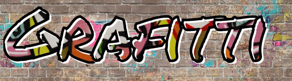 add grafitti texture on text with svg