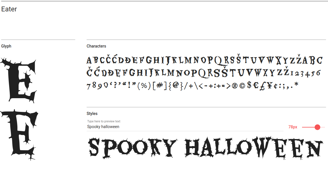Halau Spooky Font, Webfont & Desktop