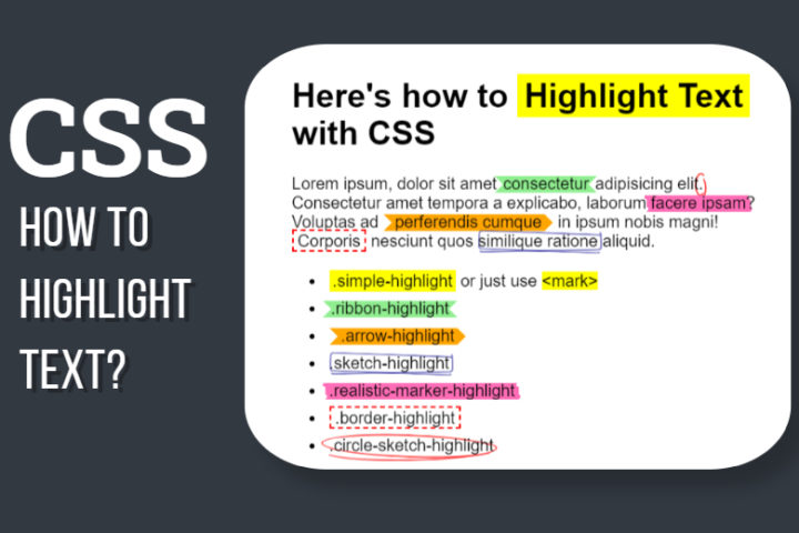 Highlight Text CSS