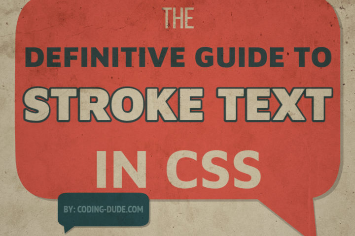 Stroke Text CSS