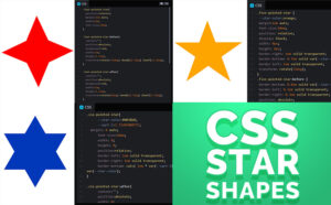 CSS Star Shapes ★ Source Code Included ★ - Coding Dude