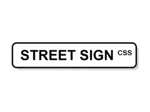 Customizable Street Sign