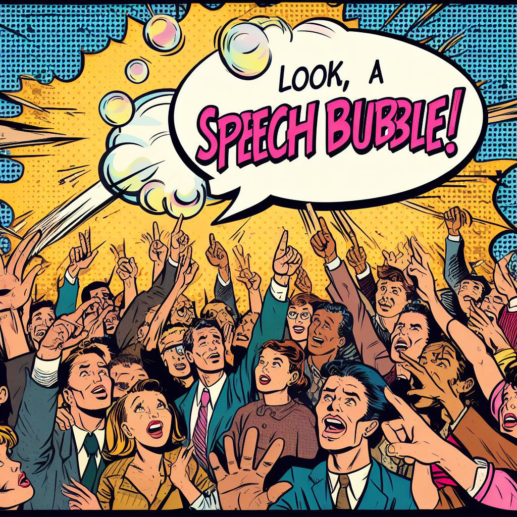 Comic Book Speech Bubble
